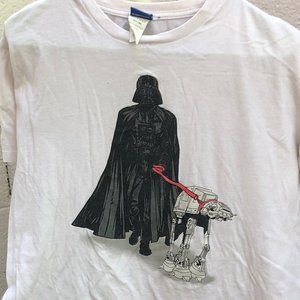 T-shirt Darth Vader walking his ATAT Mens XL